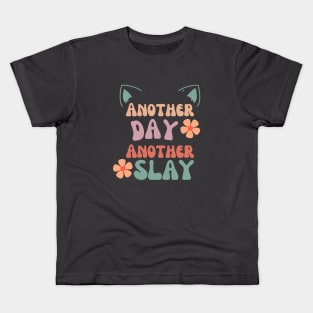 Another day another slay cat Kids T-Shirt